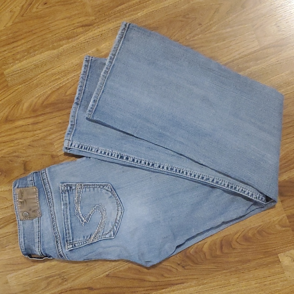 Low Rise Silver Suki Bootcut Jeans Womens Size 28 x 32